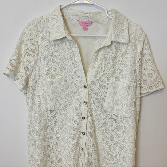 Lilly Pulitzer White Lace Dress - Picture 3 of 11